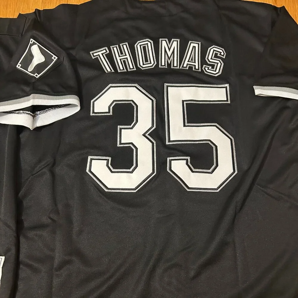 1990s CHICAGO WHITE SOX FRANK THOMAS Men's JERSEY M,L,XL,2X by Mitchell & Ness - Picture 3 of 7